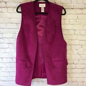 VINTAGE DaRue of California 60s Ultra-suede Pink Tunic Boho Chic Mod Vest 8